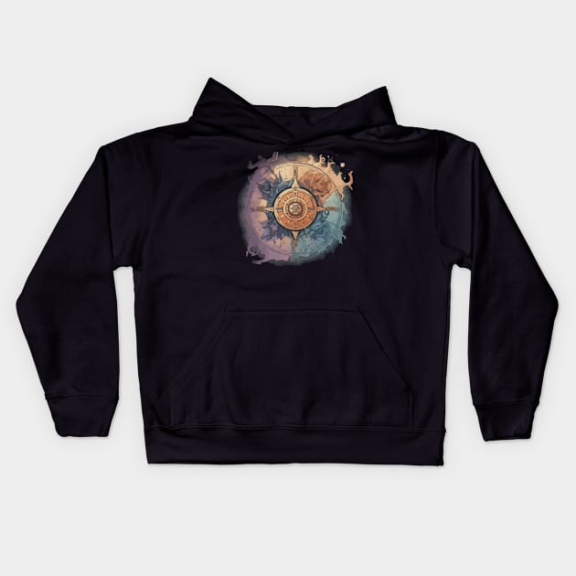 MTG | Faded Guild Wheel, gamer Kids Hoodie by Pixy Official